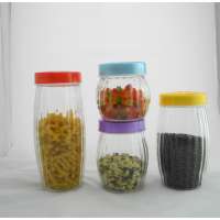 big Glass Canister for Sugar, Salt, Tea with screw lid