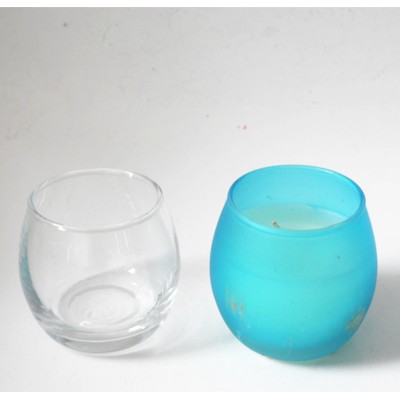 Clear Glass Candle Cup Glass Candle Tumbler for Candles