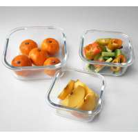 Wholesale portable stackable waterproof vacuum glass pyrex lunch box