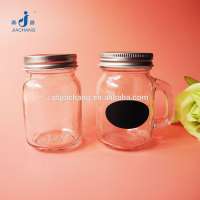 100ml cute drinking glass tumbler cup with cap