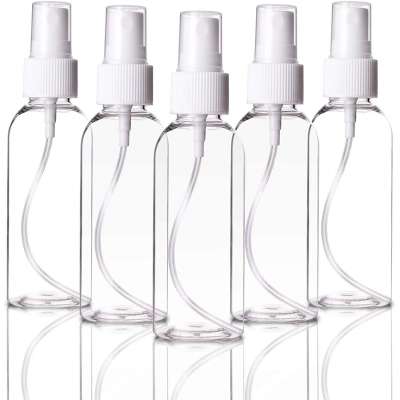 3oz extra fine mist clear glass spray bottles for essential oils travel perfume bulk portable with plastic sprayer