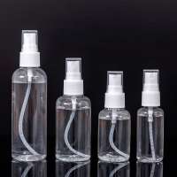 200ml Transparent Portable Disinfectant Alcohol Spray Bottle Cosmetic Plastic Spray Pump Bottle