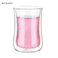 Fashionable modern classical turkish irish hourglass shape drink glass cup